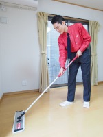 床の清掃