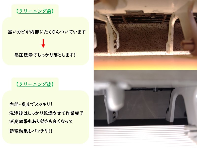 エアコンクリーニングの流れ