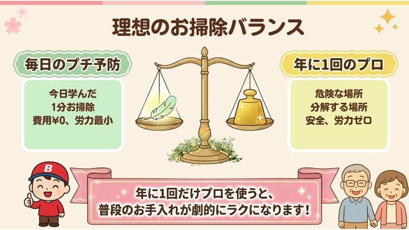 お掃除セミナー「理想のお掃除バランス」